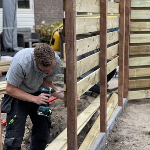 Schutting Douglas plaatsen Heemstede