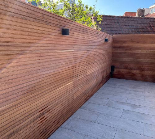 Luxe schutting op maat Lisse
