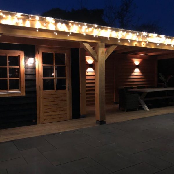 Overkapping Heemstede verlicht