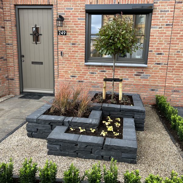 Plantenbak voortuin