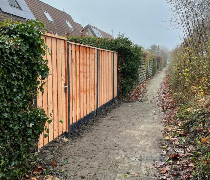 Schutting plaatsen douglas geschaafd