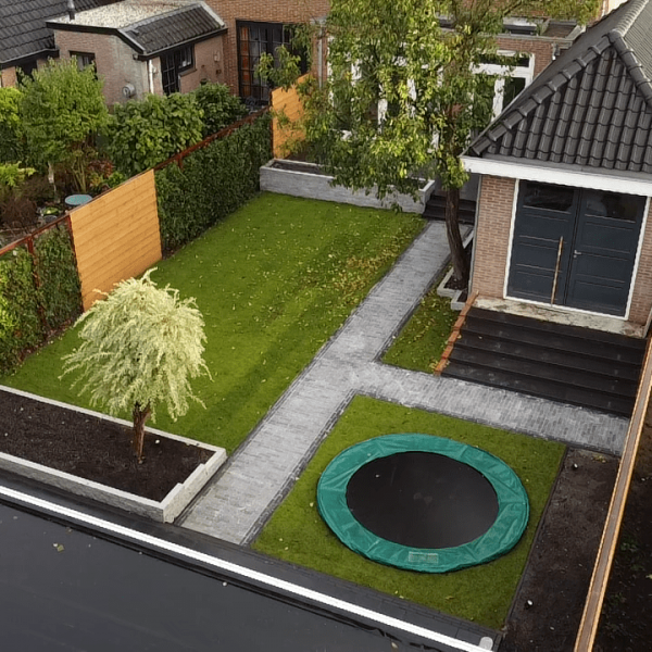 Tuin aanleggen eindresultaat