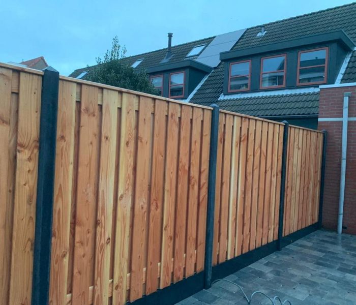Schutting betonpalen