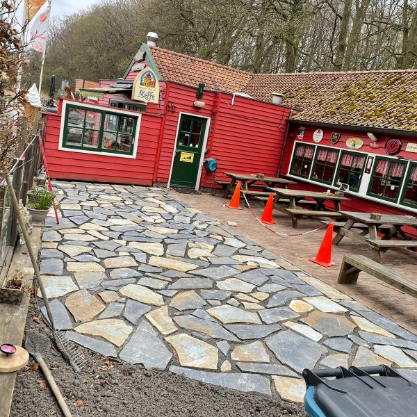 ’t Panneland tuinaanleg restaurant
